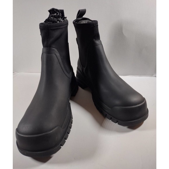 Zara Platform Ankle Rainboots Size 38 (US 7.5) UNISEX main image 5